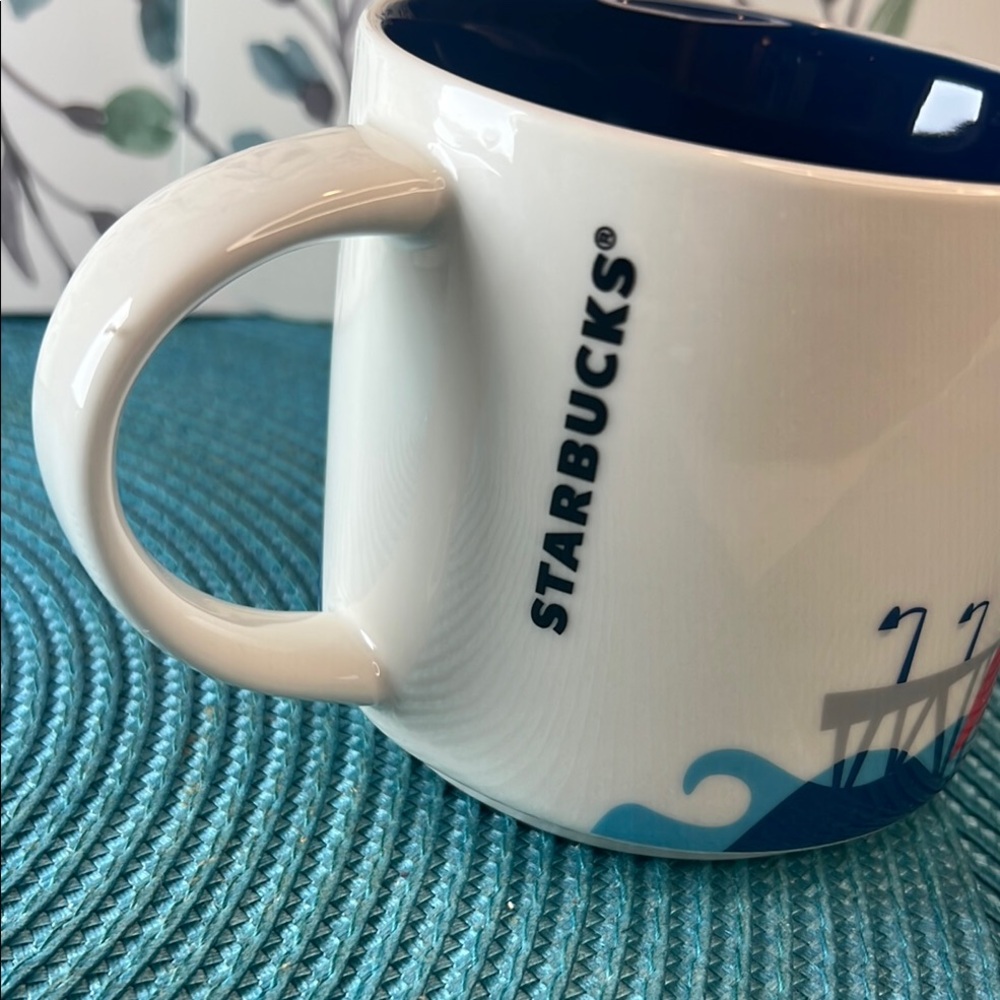Starbucks You are Here Collection Blue White I Virginia Mug with Coastal Design - Picture 5 of 16